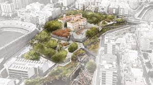 Proyección del parque cultural Viera y Clavijo donde se iba a ubicar el museo Rodin./ Fernando Menis