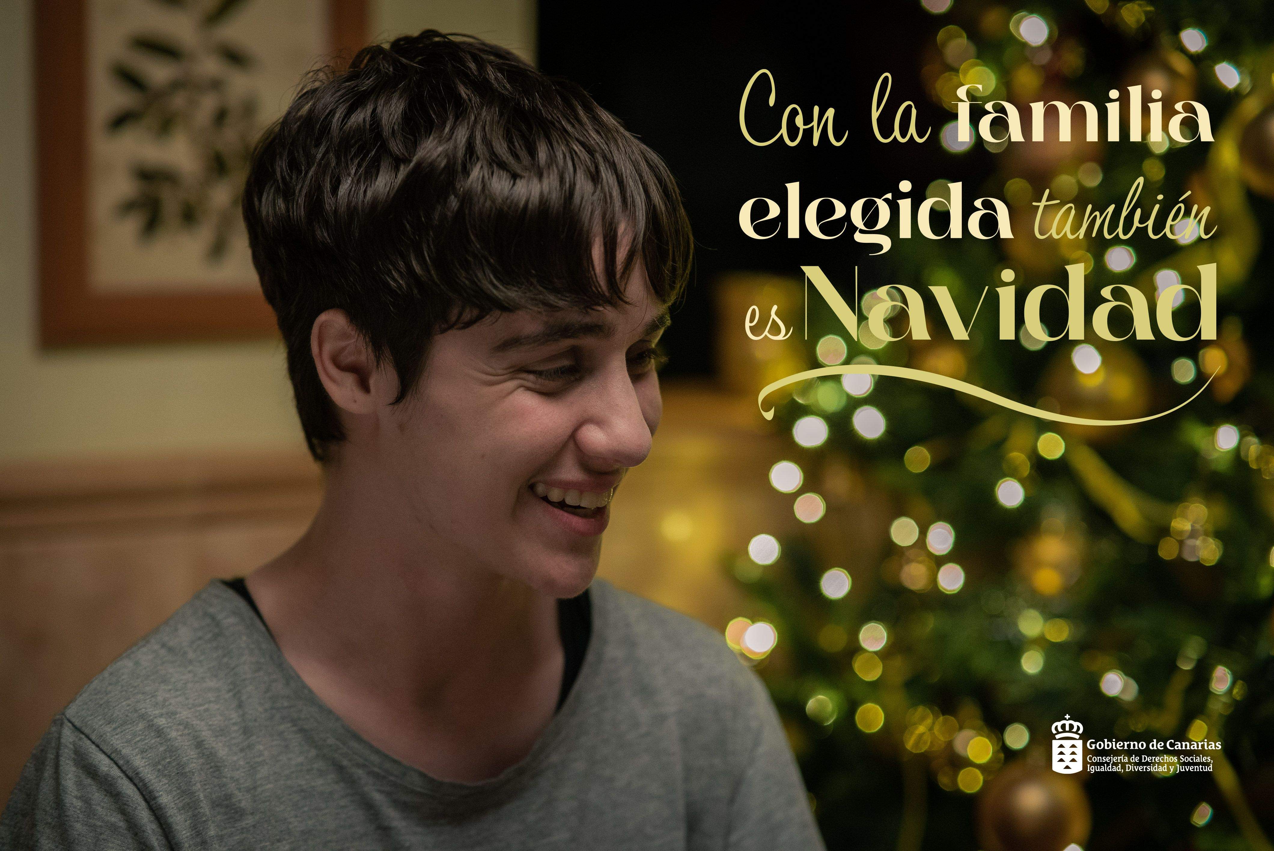 Con la familia elegida, también es Navidad | Gobierno de Canarias