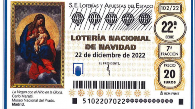 'La Virgen con el Niño en la Gloria', obra de Carlo Maratti./SELAE