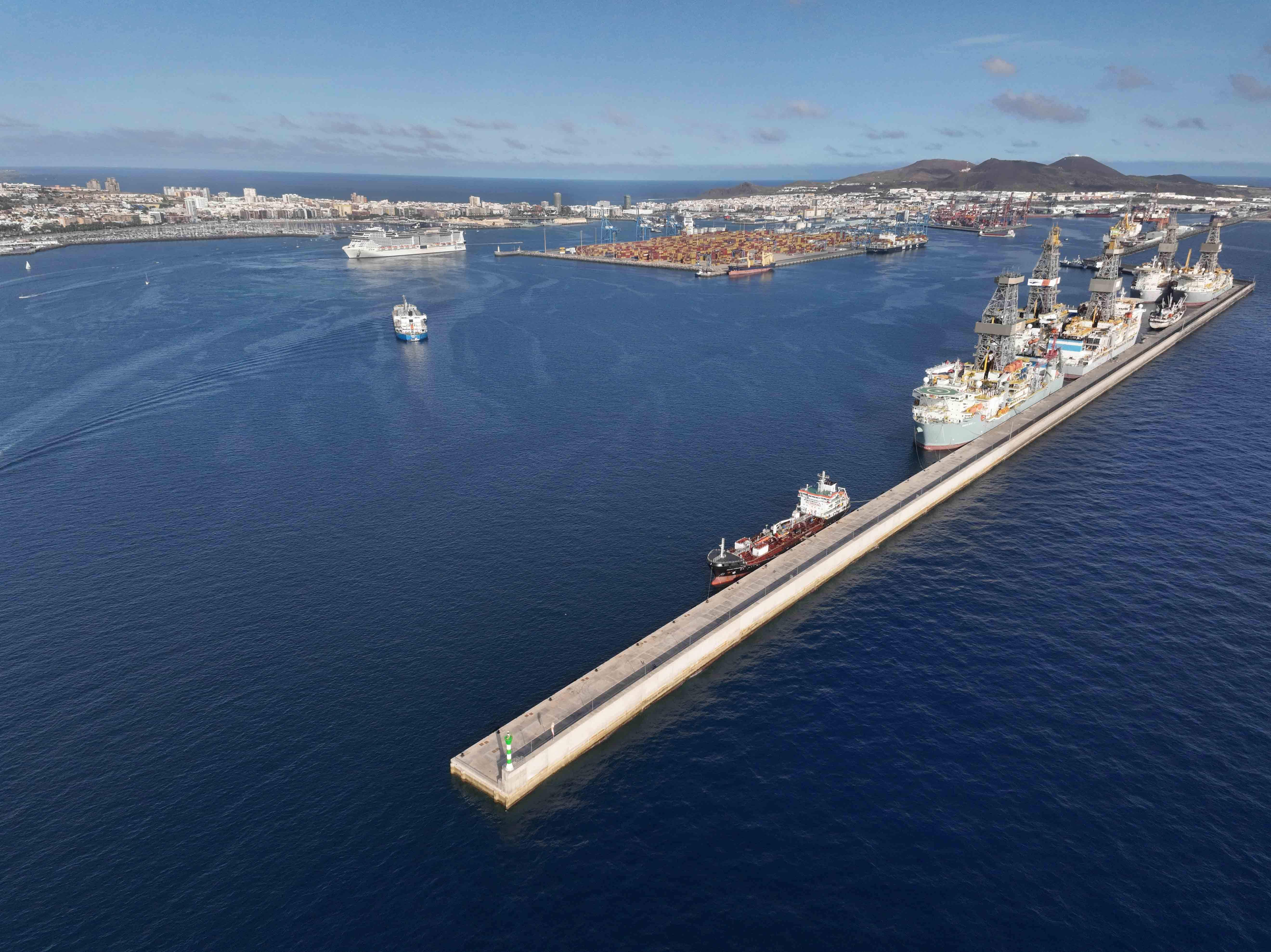 Vista área general de Puerto de Las Palmas. / Autoridad Portuaria de Las Palmas