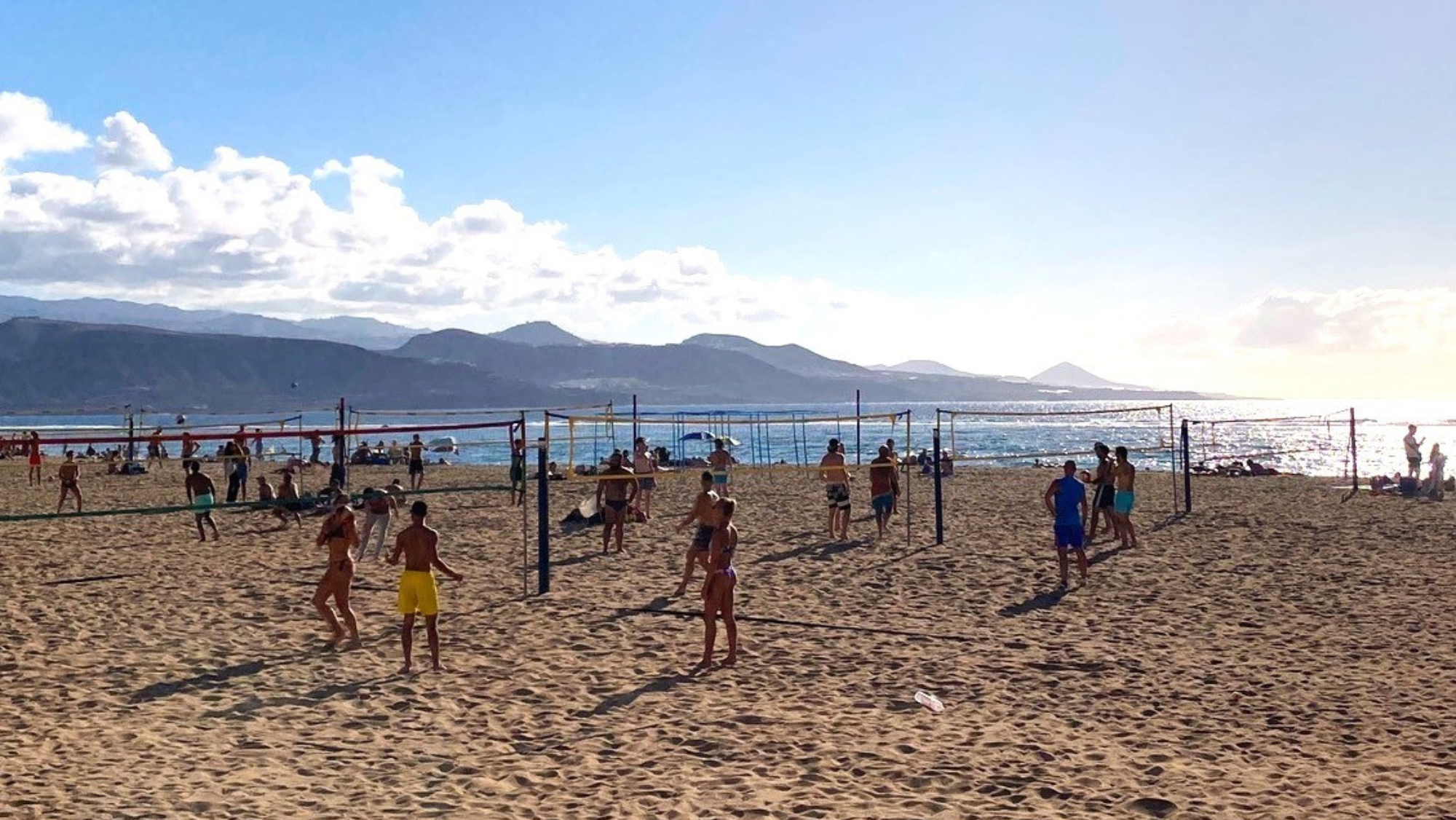 Imagen de una de las zonas deportivas de la playa de Las Canteras./ Ayuntamiento de Las Palmas