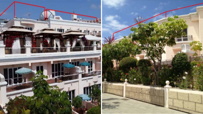 Ámbito de actuación del aumento del Hotel Flamingo.Documento Ambiental Estratégico