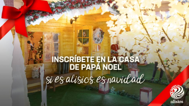 La casa de Papá Noel, en el Centro Comercial de Los Alisios./ Los Alisios
