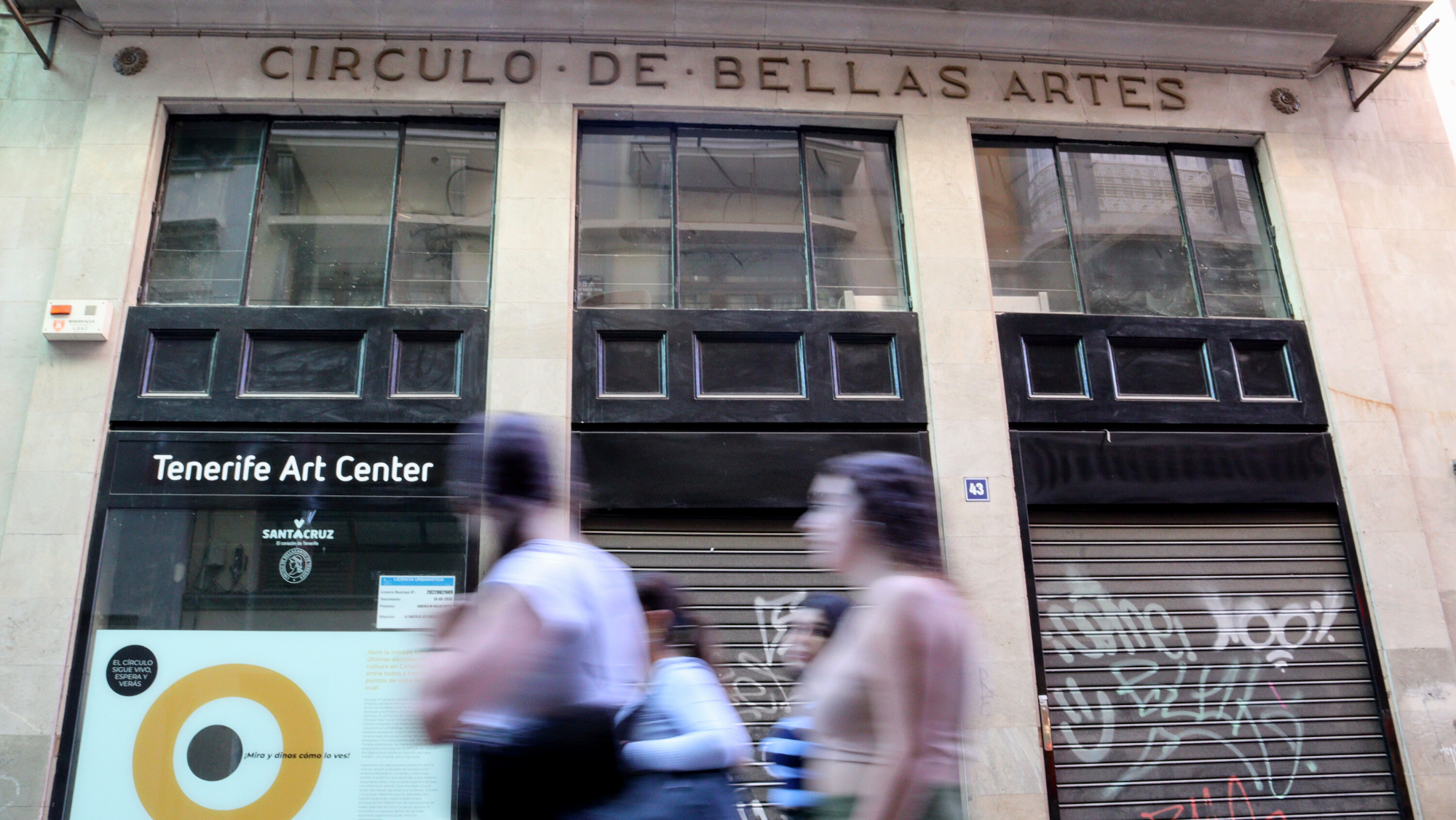 Edificio del Círculo de Bellas Artes en Santa Cruz de Tenerife.  