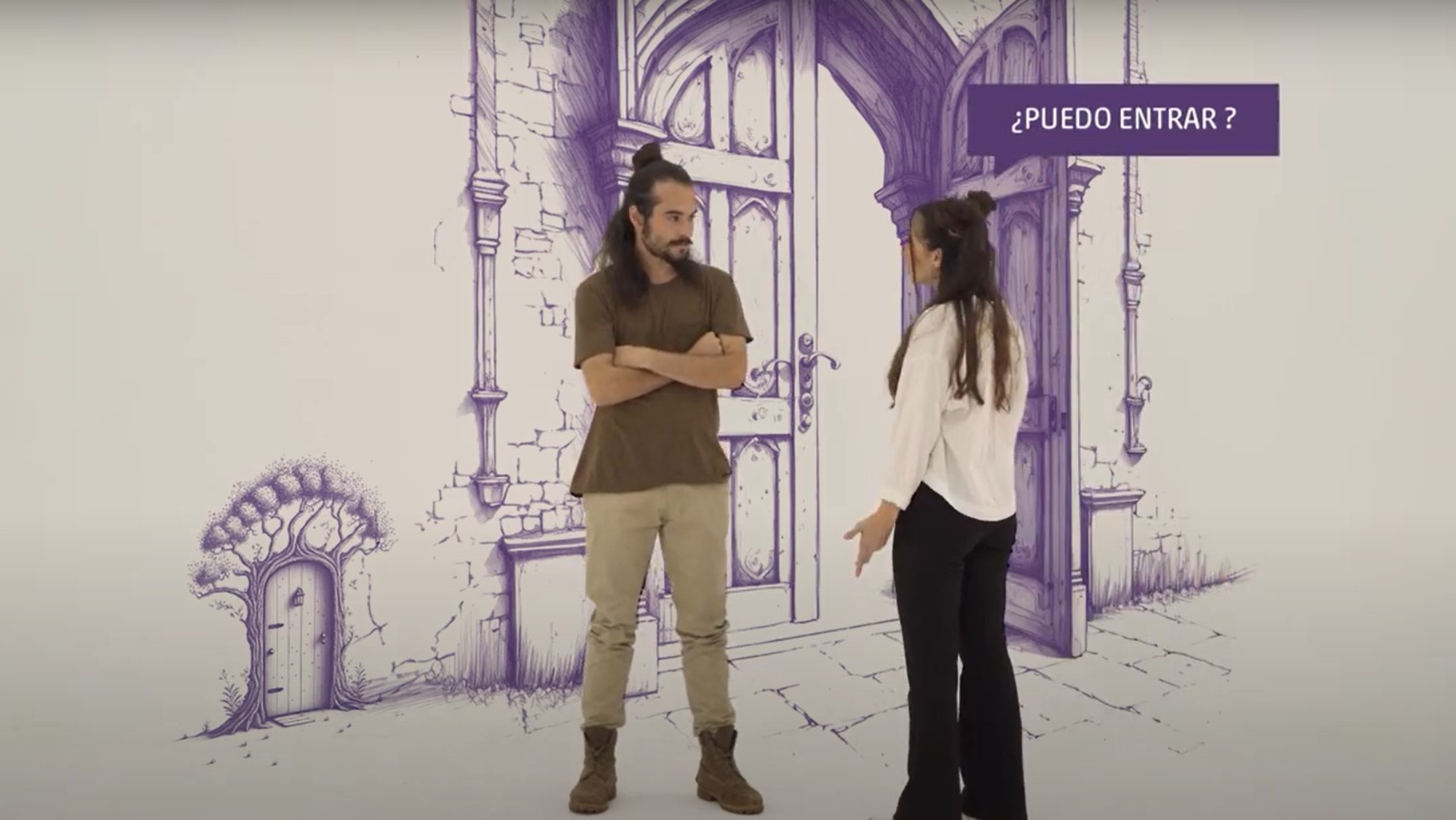 Imagen de uno de los vídeos de la campaña sobre el Sexismo en los videojuegos. /Ayuntamiento de Gáldar