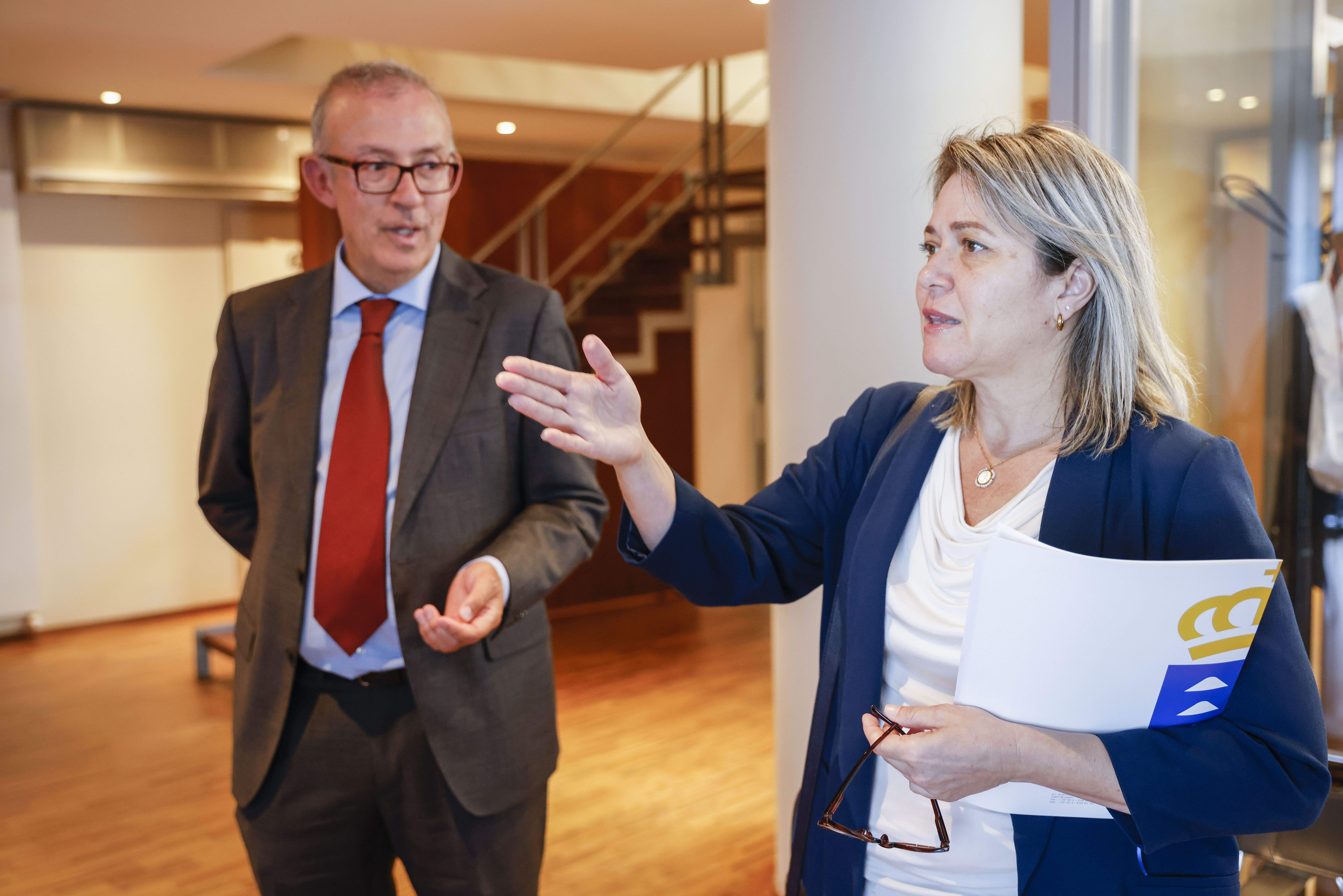 La consejera de Agricultura, Ganadería y Pesca del Gobierno de Canarias, Alicia Vanoostende./