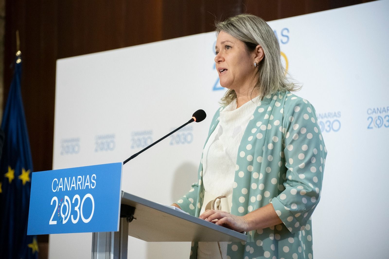 La consejera de Agricultura, Ganadería y Pesca del Gobierno de Canarias, Alicia Vanoostende. / Gobierno de Canarias