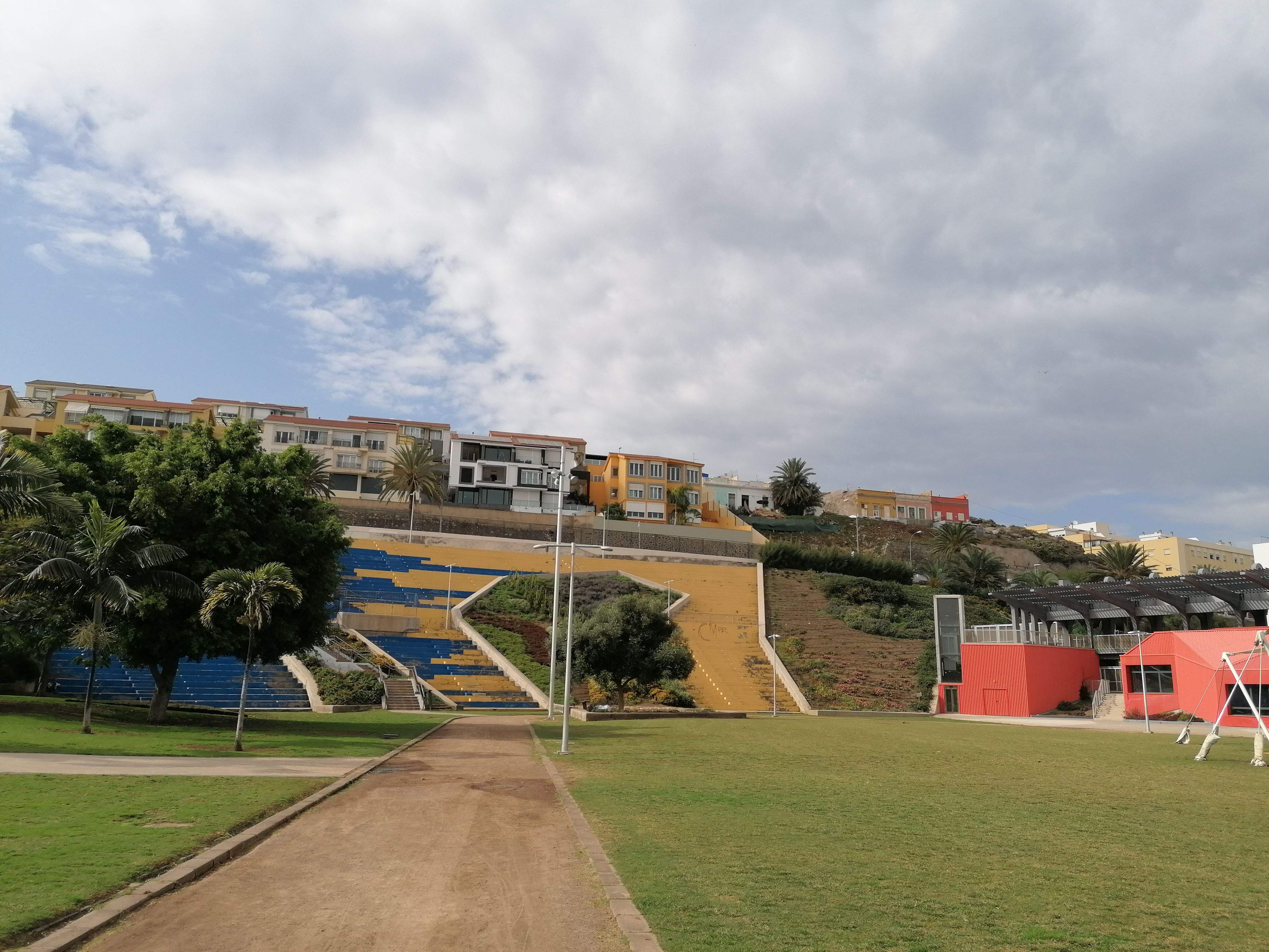 Más de mil personas firman para detener la tala de árboles en el Estadio Insular por el Carnaval. / AH