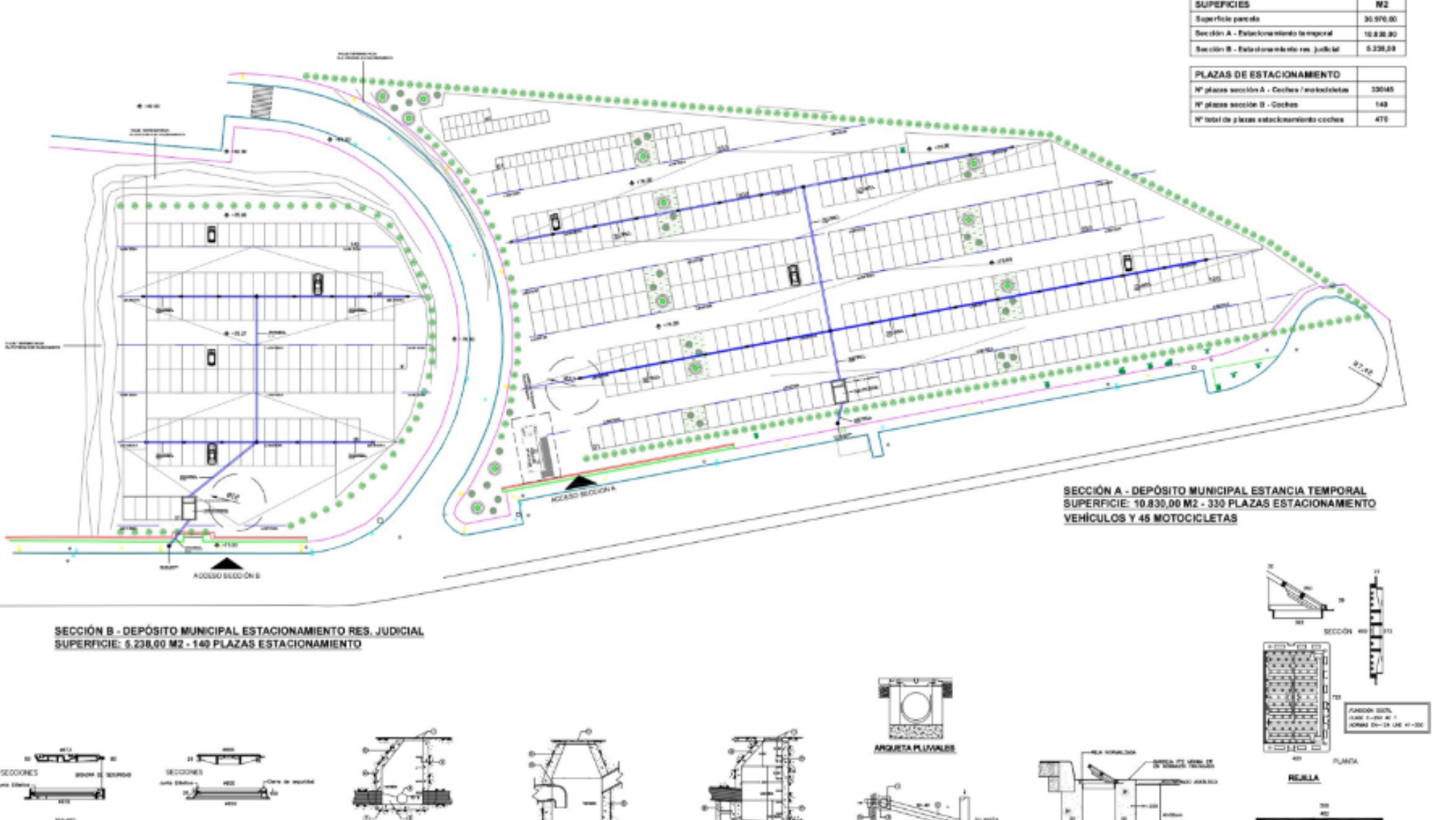 Plano Mirador Valle de Jinámar.  Ayuntamiento de Las Palmas de Gran Canaria