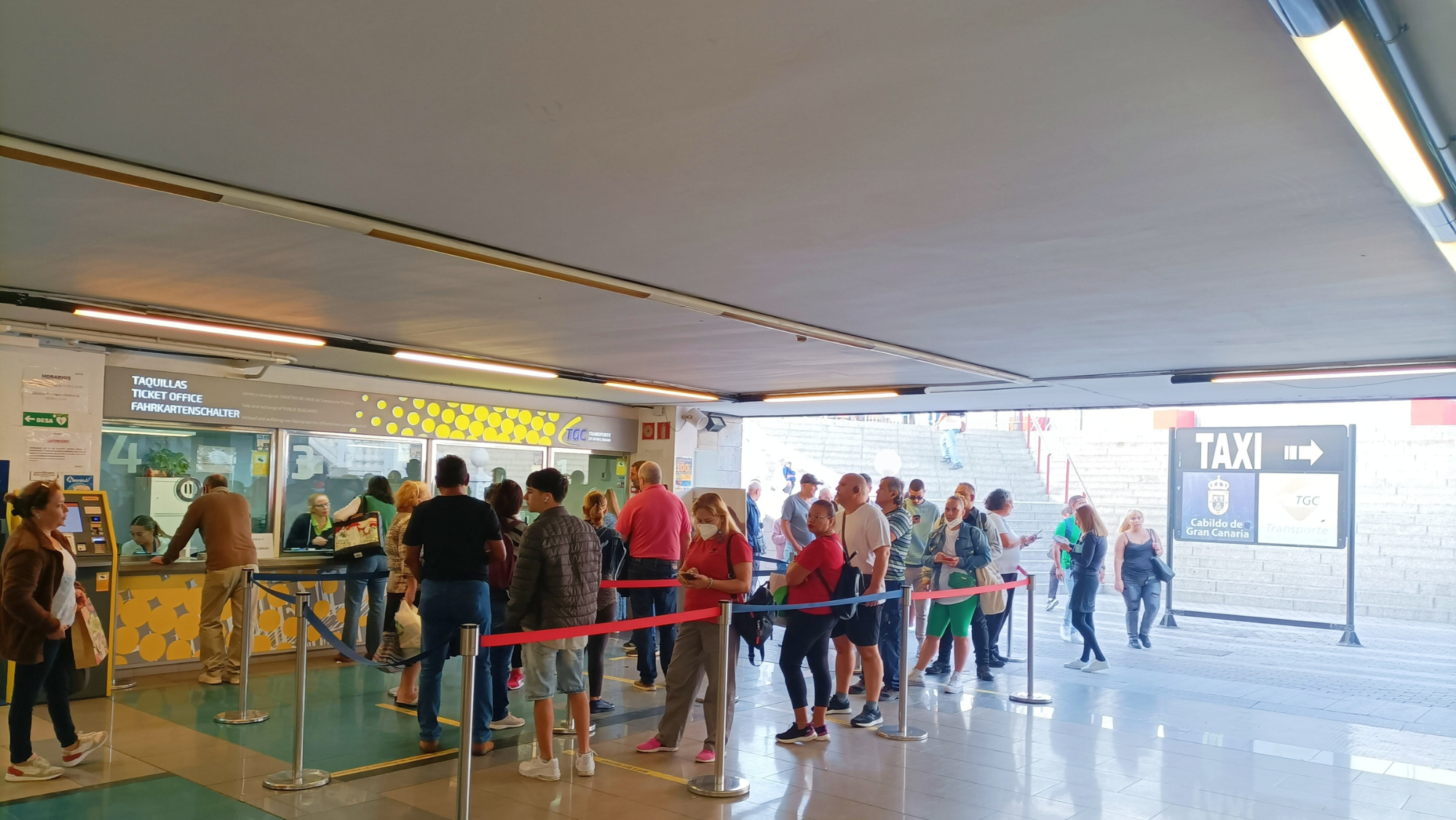 Cola en San Telmo. / Atlántico Hoy