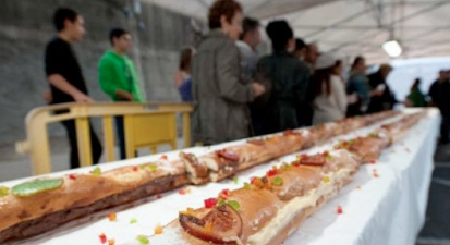 El roscón de Reyes de la Villa de La Orotava./