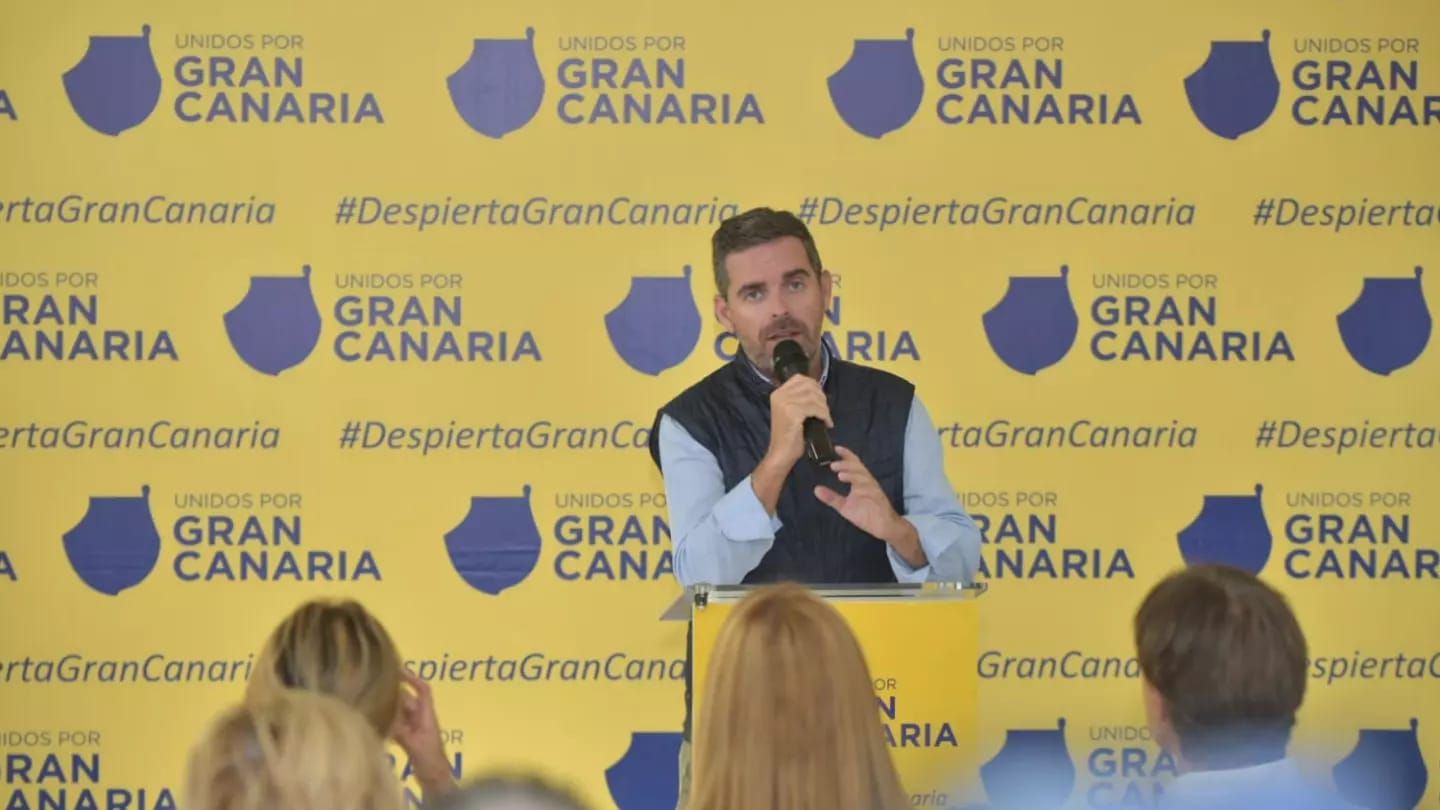 Lucas Bravo de Laguna, presidente de Unidos por Gran Canaria. /UxGC