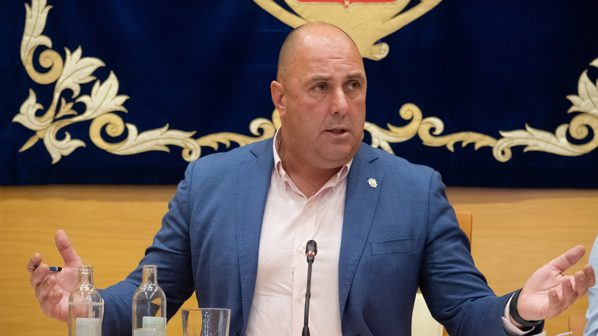 Sergio Lloret, presidente del Cabildo de Fuerteventura. / EFE / Carlos de Sáa