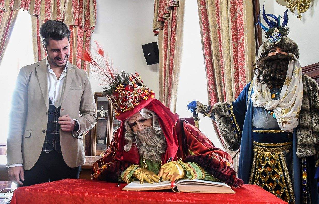 Recepción a los Reyes Magos el 5 de enero de 2020 en La Laguna./