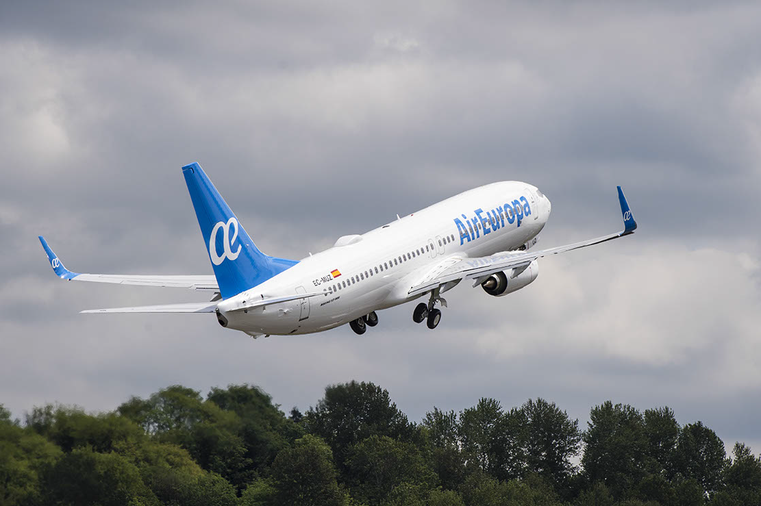 Imagen de un Boeing 737-800 de Air Europa. / Air Europa