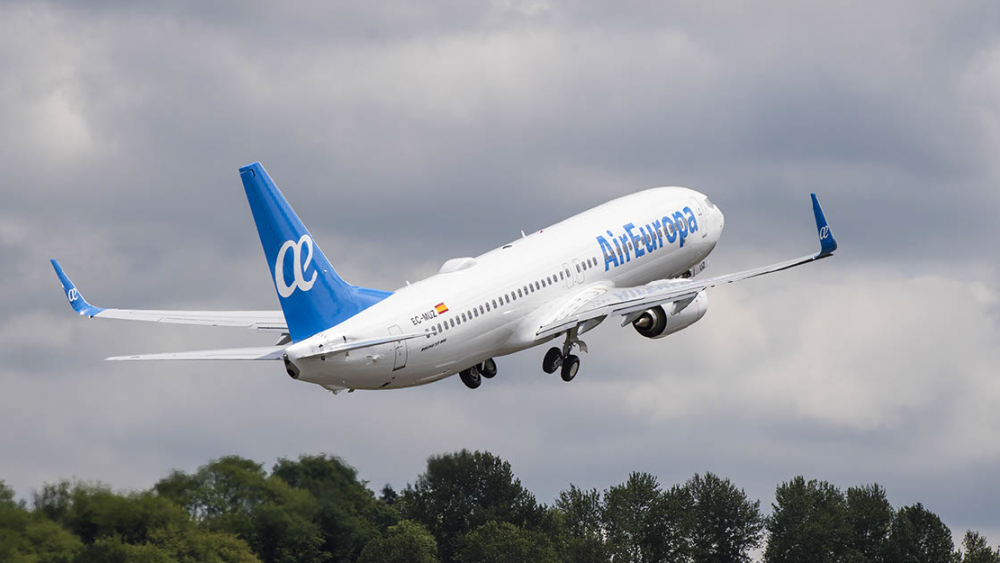 Imagen de un Boeing 737-800 de Air Europa. / Air Europa