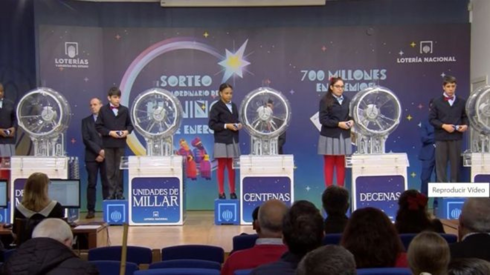 Imagen del sorteo del Niño. / Europa Press