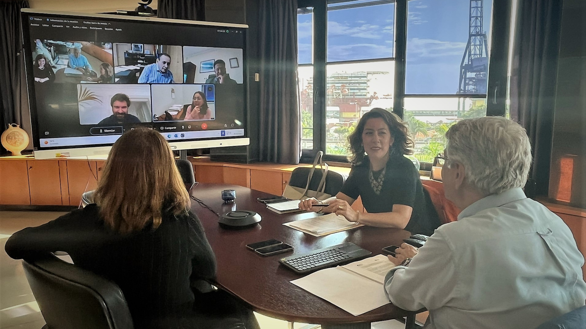Imagen de la reunión del acuerdo de GSC. / Gobierno de Canarias