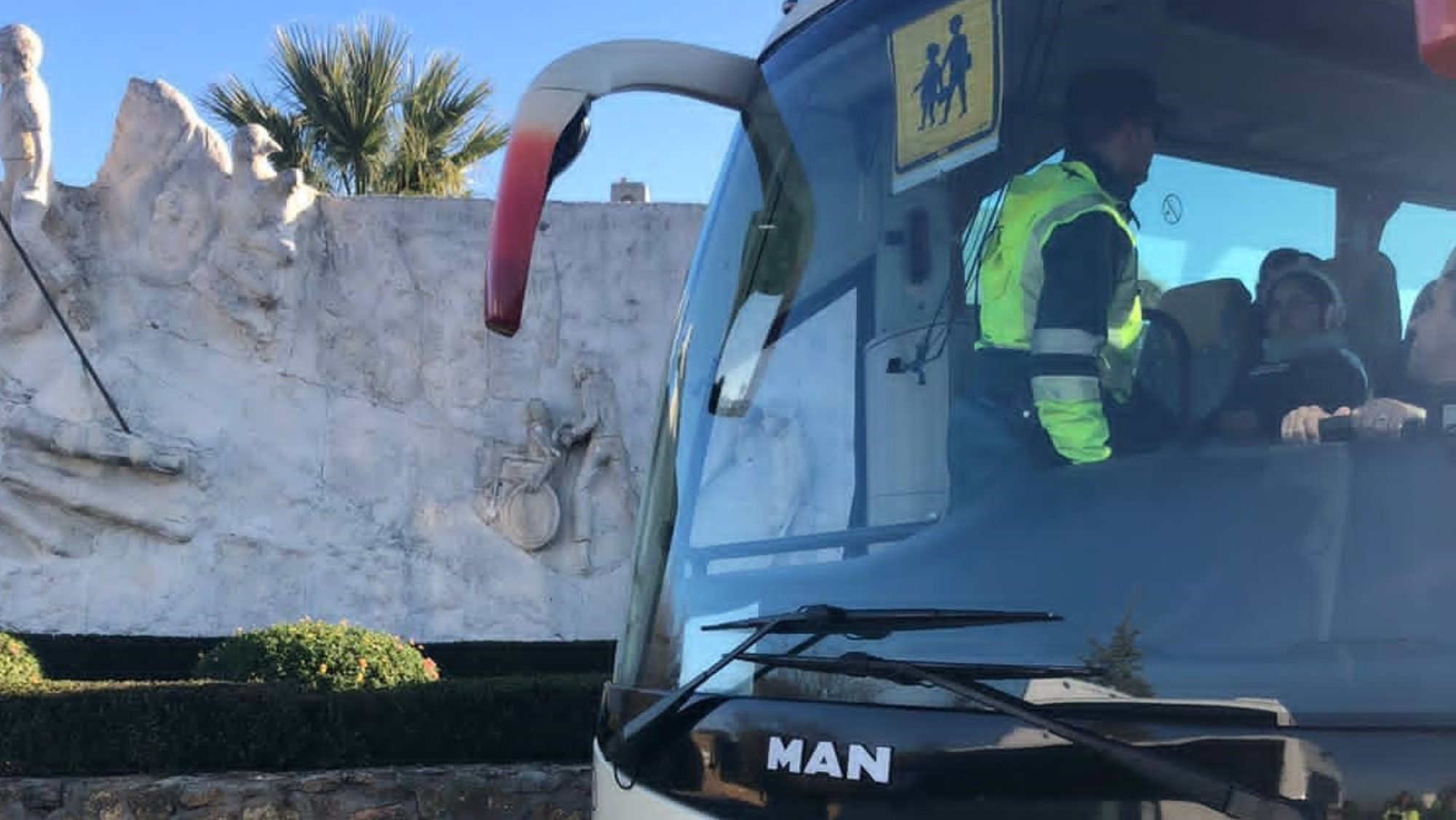 Guagua de transporte escolar./ Gobierno de Canarias