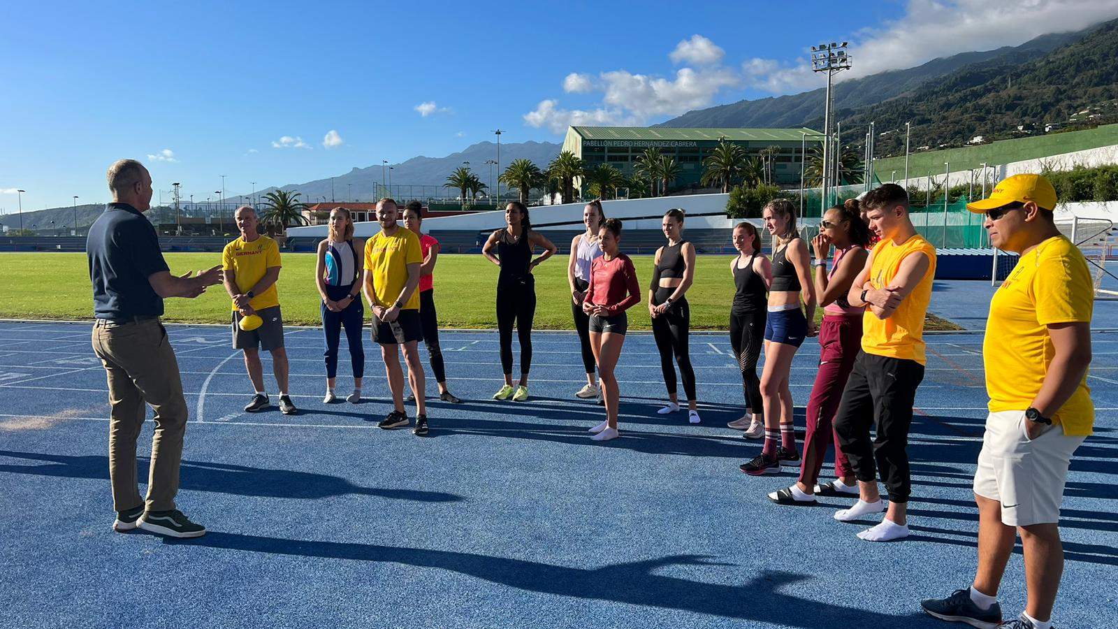 Imágenes de la selección olímpica alemana. / Cabildo de La Palma 