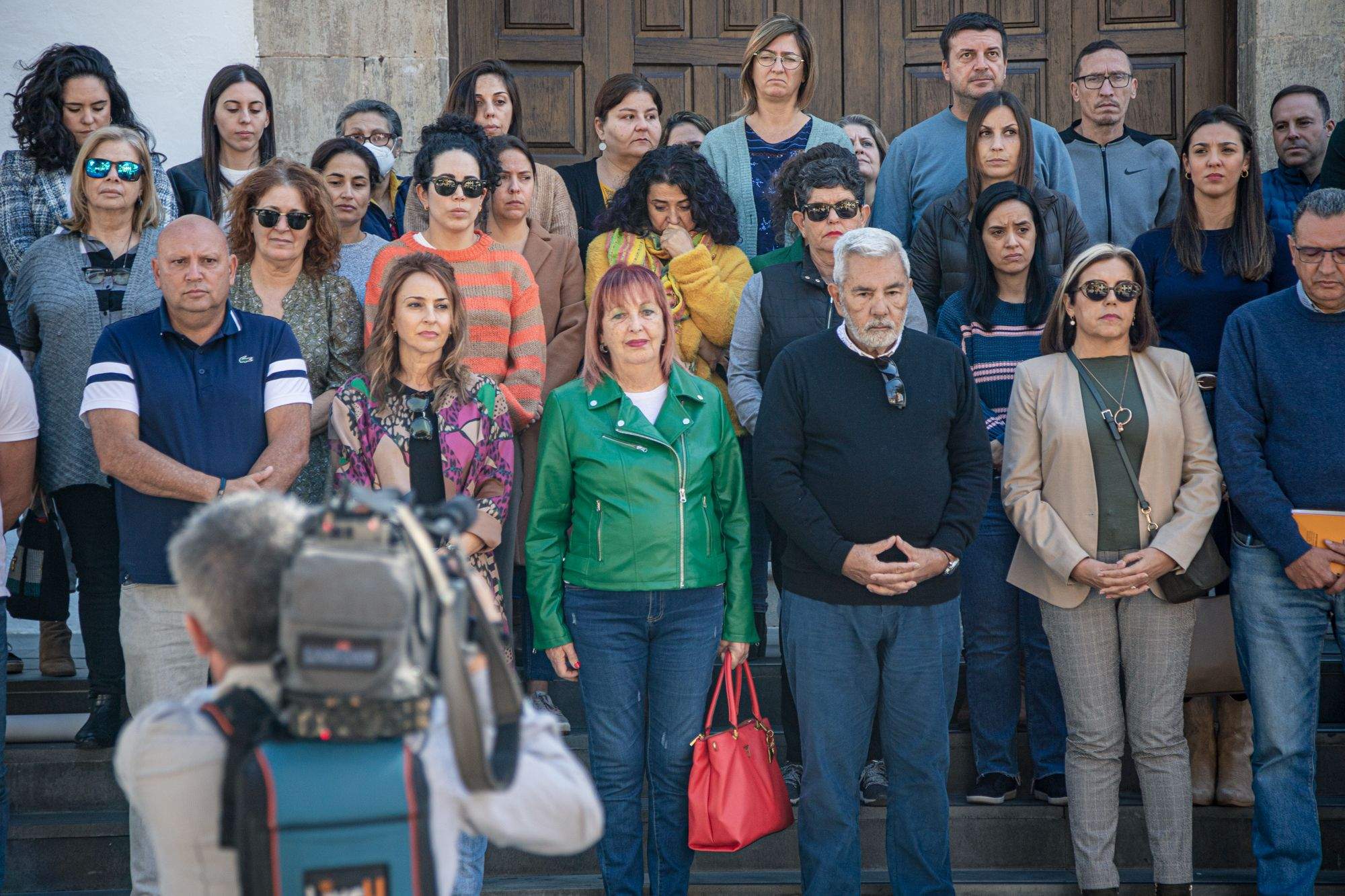 Minuto de silencio en Adeje. / Ayuntamiento de Adeje