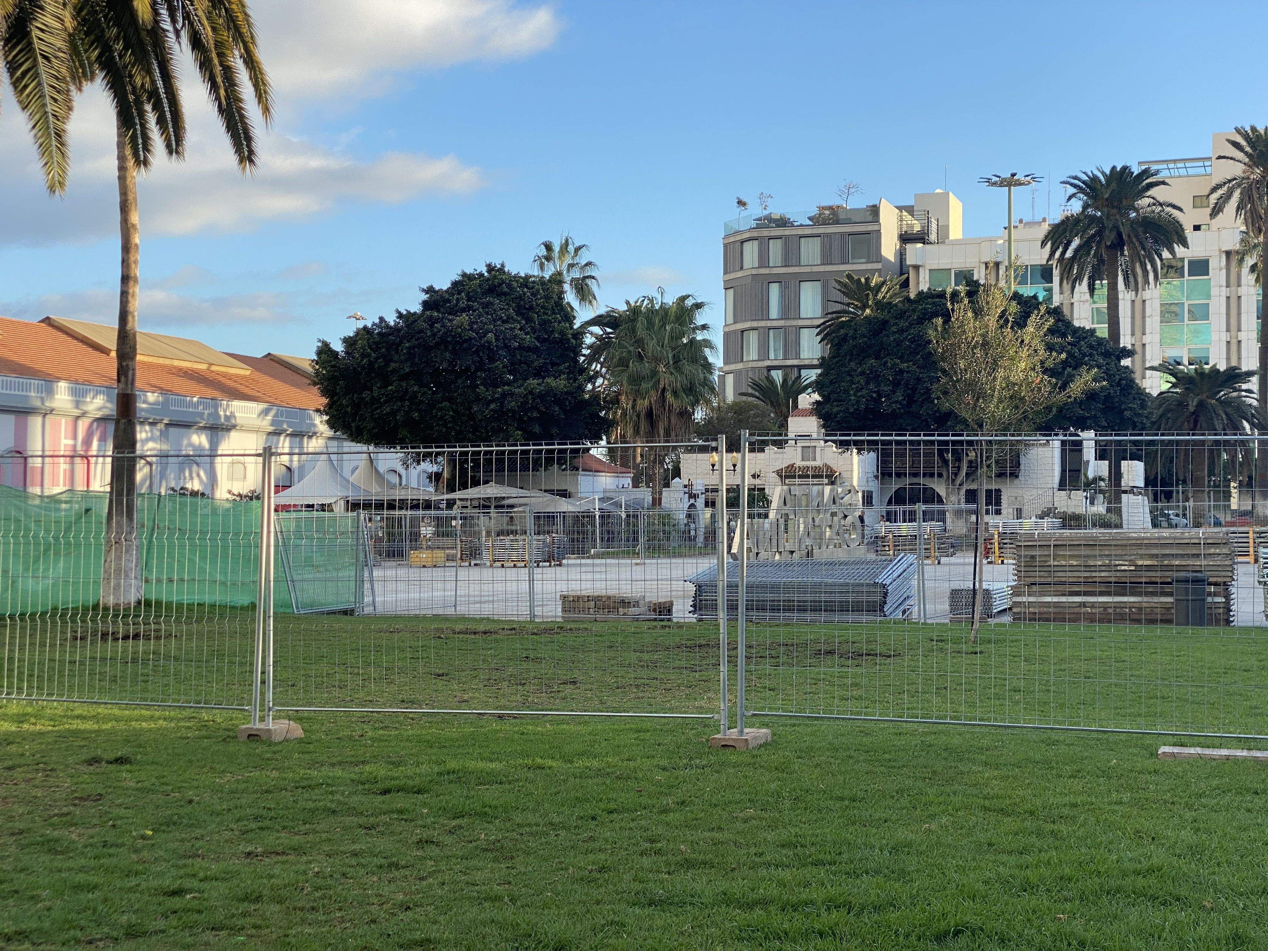 Parque de Santa Catalina en la actualidad. /AH