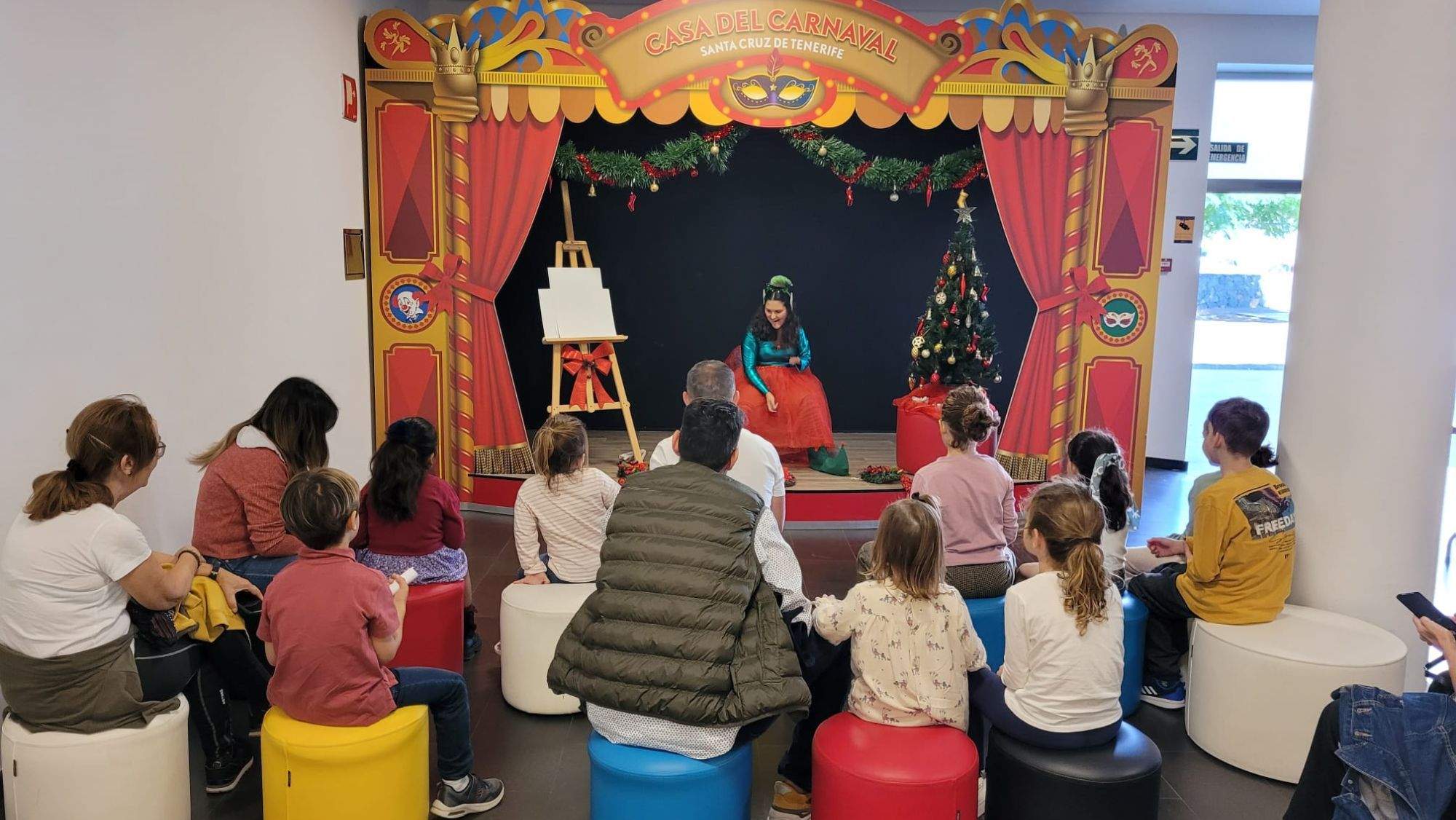 Actividades infantiles en la Casa del Carnaval. / Cedida