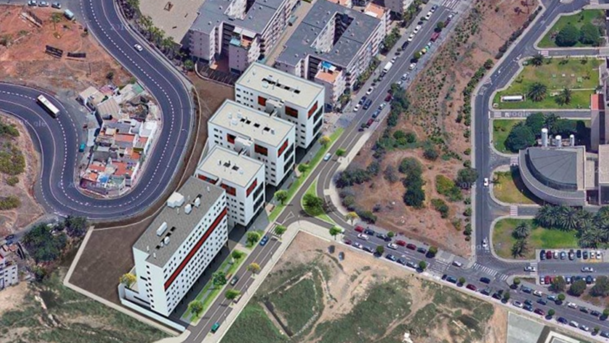 Mapa del proyecto de Las Rehoyas. /Ayuntamiento de Las Palmas de Gran Canaria