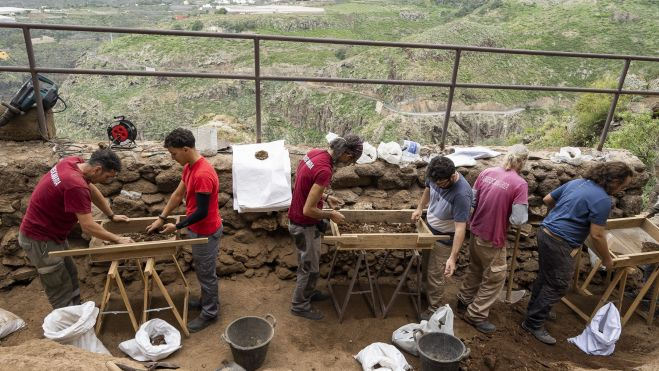 Presentación de los trabajos arqueológicos desarrollados en el Cenobio de Valerón. /Cabildo de Gran Canaria