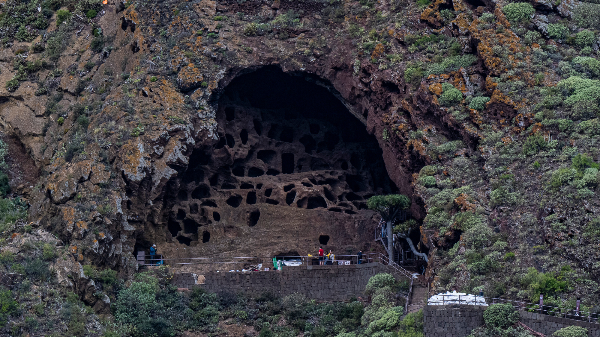 Imagen panorámica del Cenobio de Valerón. /Cabildo de Gran Canaria