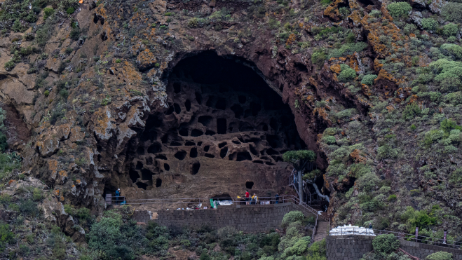 Imagen panorámica del Cenobio de Valerón. /Cabildo de Gran Canaria