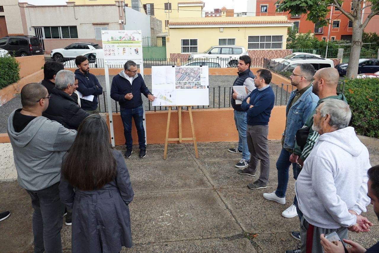 Inicio de las obras en la plaza 7 Islas. / Ayuntamiento de Santa Cruz de Tenerife 
