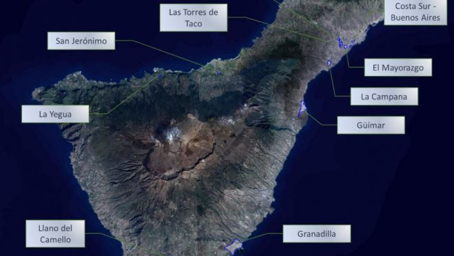 Calificación de las áreas Industriales de Tenerife. / Gobierno de Canarias