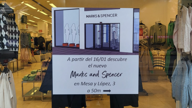 Actual tienda de Marks & Spencer en Mesa y López, en Las Palmas de Gran Canaria. /AH