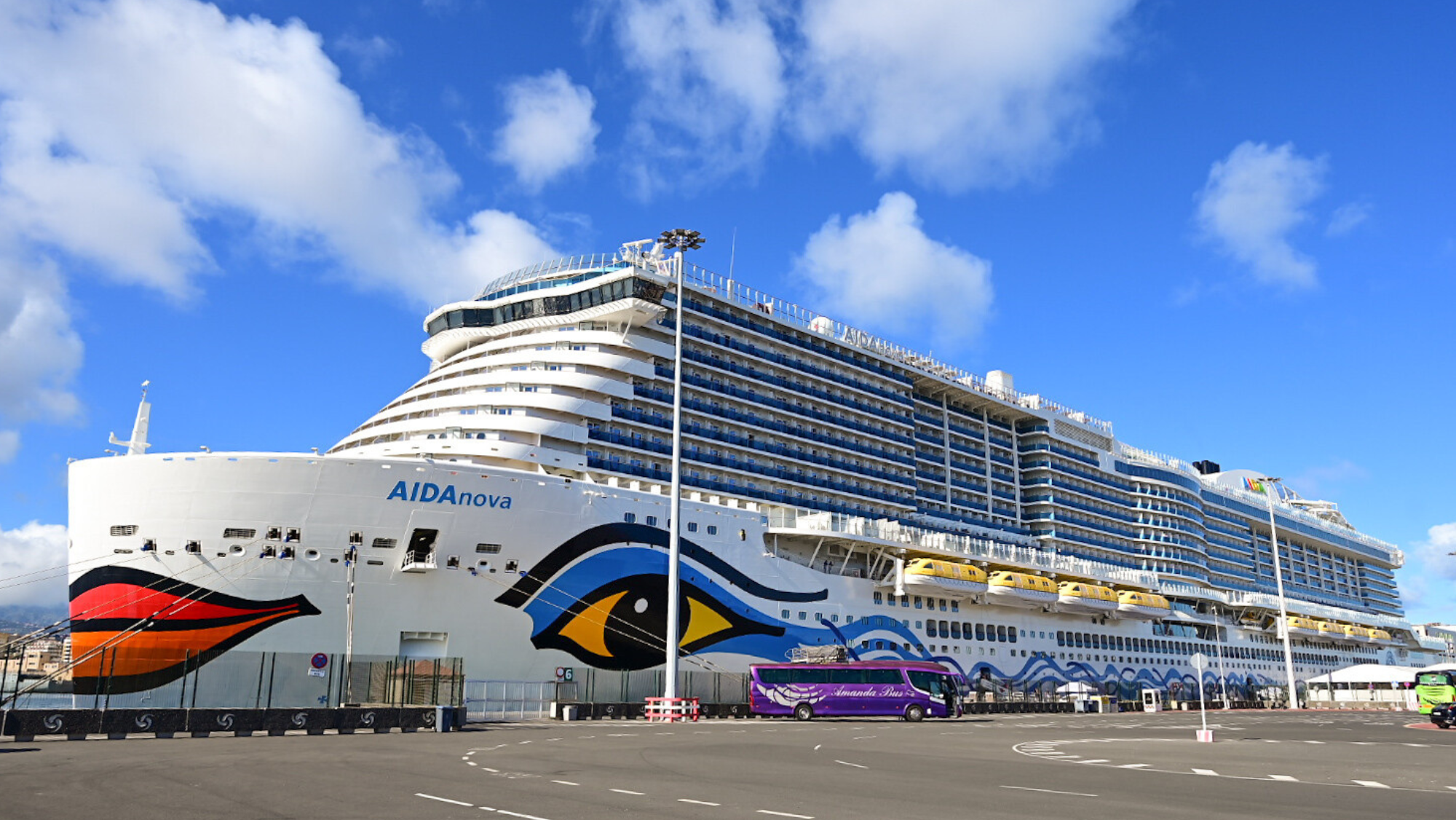 Un crucero de Aída en Santa Catalina haciendo escala. / LPA Visit
