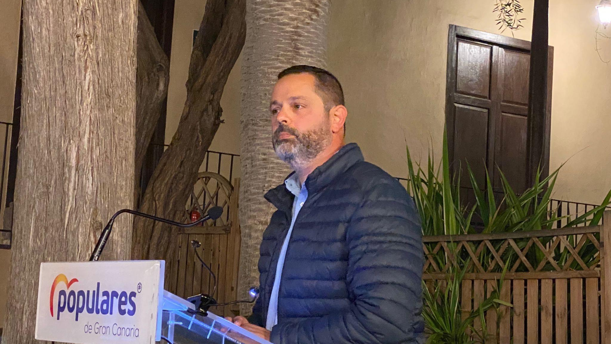 Alejandro Rivero Díaz, concejal del Partido Popular de Guía, ha puesto una denuncia contra Pedro Rodríguez Pérez, alcalde del municipio. /  PP