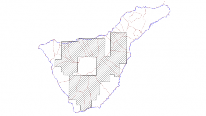 Plano de los terrenos objeto de concurso. / Gobierno de Canarias