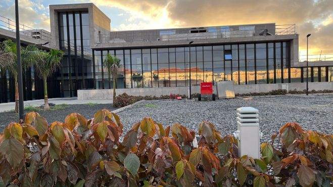 Imagen exterior de los nuevos platós situados en INFECAR. / Cabildo de Gran Canaria
