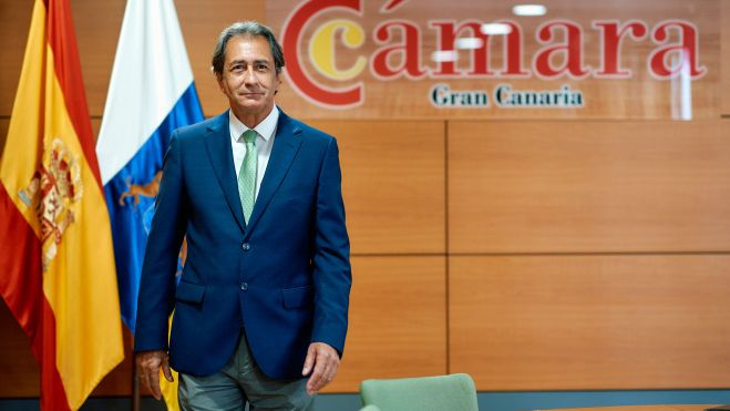 Luis Padrón, presidente de la Cámara de Comercio de Gran Canaria. / Cámara de Comercio de Gran Canaria.