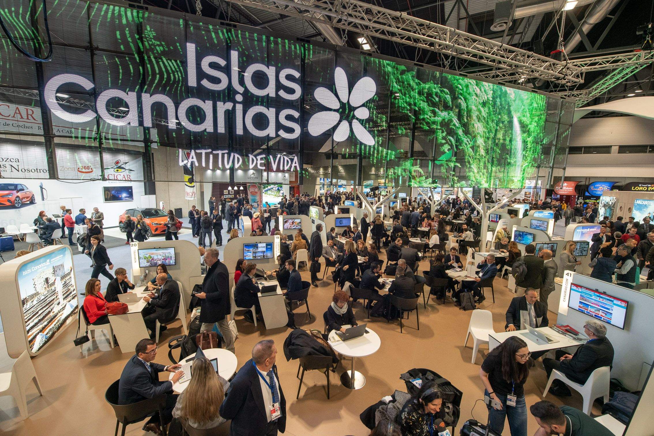 Stand de Canarias en una edición de Fitur. / Gobierno de Canarias