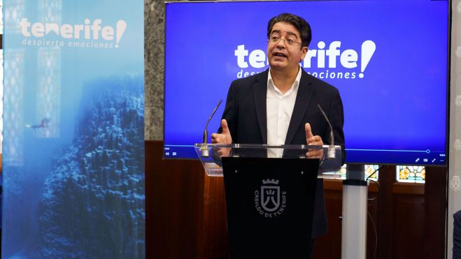 Pedro Martín, presidente del Cabildo de Tenerife en la previa a Fitur 2023. /Cabildo de Tenerife