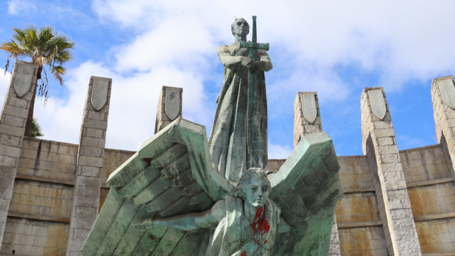 Monumento del Ángel, erigido como homenaje al dictador Francisco Franco. / Atlántico Hoy