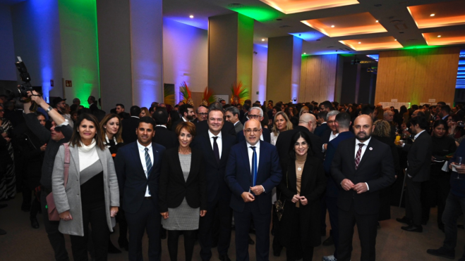 Representantes políticos de Gran Canaria en Fitur. / Turismo de Gran Canaria