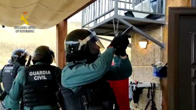Operación de la Guardia Civil contra una de las asociaciones de cannabis. / Cedida
