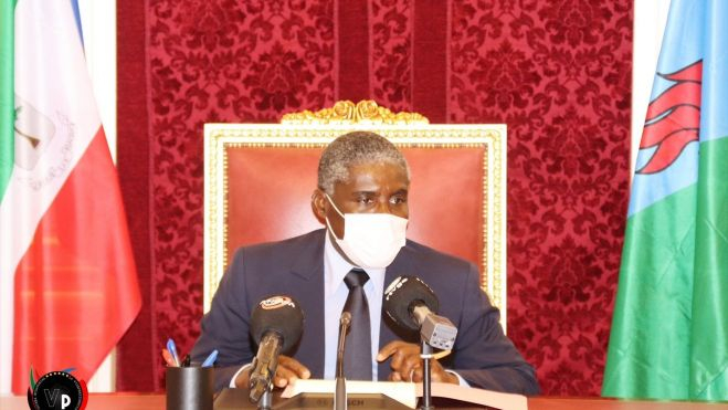 Teodorín Obiang, vicepresidente de Guinea Ecuatorial y hermanastro del detenido Ruslan Obiang. / EP