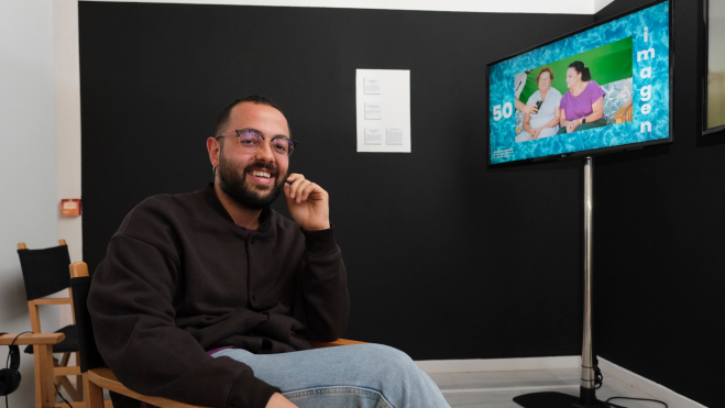 Juan Ignacio Ramírez, uno de los artistas. / Cabildo de Gran Canaria