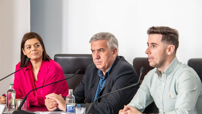 Sara Mateos, Lluís Serra e Iván Vivaracho. / Julio Domínguez Sara Mateos, Lluís Serra e Iván Vivaracho. / Julio Domínguez