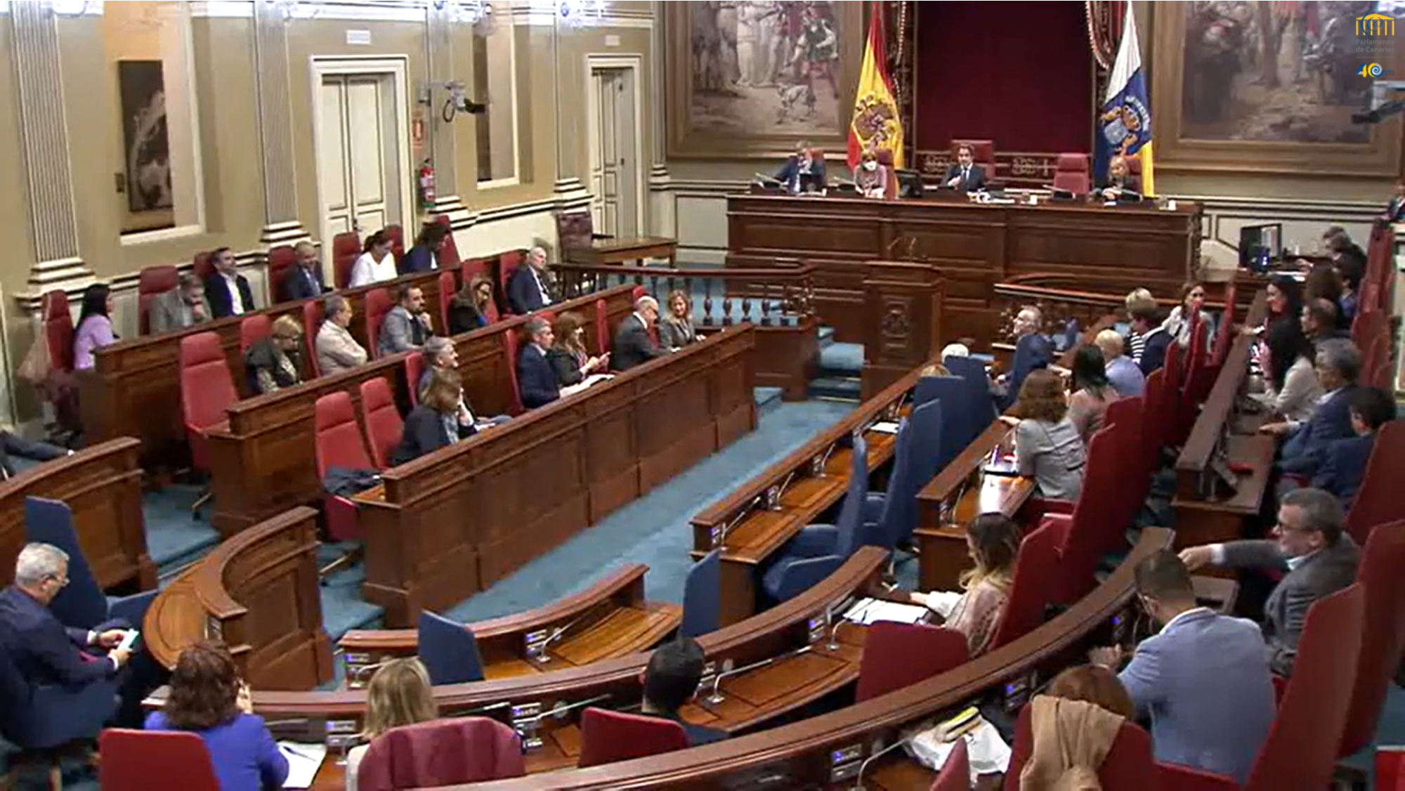 Pleno del Parlamento de Canarias. / Parlamento de Canarias