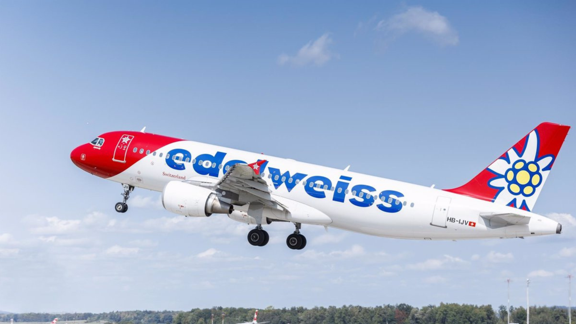 Un avión de Edelweiss. / Europa Press