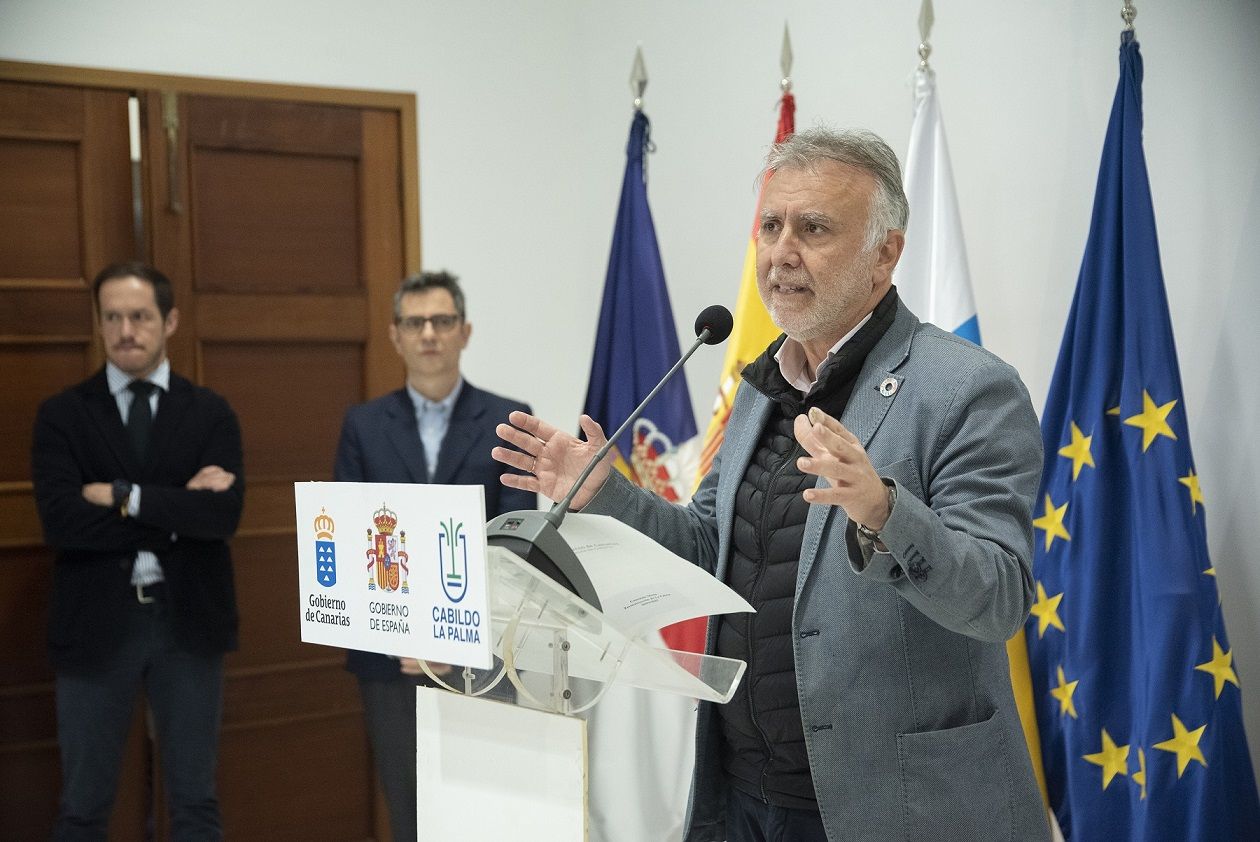 Torres en la Comisión Mixta. / Gobierno de Canarias